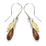 Les Tr&eacute;sors De Lily [N2265] - H&otilde;bedased k&otilde;rvar&otilde;ngad  Inspiration  merevaigu konjaki mesi (roodiumiga kaetud) - 27x8 mm h&otilde;be