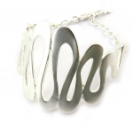 Dolce Vita [N3888] - Bracelet Cr&eacute;ateur 'Antica' argent&eacute; h&otilde;be