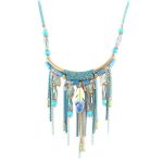 Les Tr&eacute;sors De Lily [Q1311] - Disainer kaelakee  Acapulco  t&uuml;rkiissinine kuld - 10x6 cm t&uuml;rkiissinine