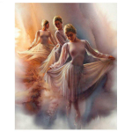 Teemanttikandid balletitantsut&uuml;druku pildid kivikivist t&auml;is&uuml;mmarguse teemantmaaliga ristpistes 20X30CM