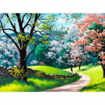 5D teemantmaal T&auml;ispuurimismaastik Teemantmosaiikpildid Teemanttikandid 20X30CM