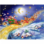 DIY 5D teemantmaal J&otilde;uluvana ristpistega j&otilde;ulupilt t&auml;isringi teemanttikandid 20X30CM