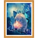 DIY loomad Teemanttikandid Kassid Magamistoa Sisustus Kleebi Teemantmaal Ristpistes Lastele Kingitus 20X30CM