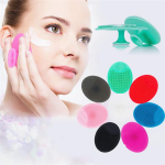 Lady Silica Gel Cleaning Pad Wash N&auml;o kooriv pintsel Skin Scrub Cleanser Tool green