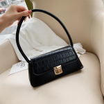 Retrokott kaenlaaluse &otilde;lakott 2020 moodne kaasaskantav naiste nahast mustriga kaenlaaluse kott 24cm*9cm*11cm valge