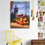 Teemanttikandite m&uuml;&uuml;k Ristpistekomplekt Teemantmaali, kivide pildid, k&auml;sit&ouml;&ouml; komplekt Full Round 20X30CM