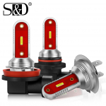 1tk H11 H7 LED udutuli kollane valge sinine roheline 9006 HB4 9005 HB3 H8 LED pirnid auto auto pirni Lamp H9 auto udu esituli 12V 6000K 3000K H7 valge