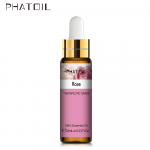 PHATOIL 5ml/10ml/15ml/30ml/100ml roosipuhas eeterlik &otilde;li &otilde;huv&auml;rskendajaks aroomiteraapia vannisnahahoolduseks DIY l&otilde;hnad k&uuml;&uuml;nla-lillel&otilde;hna&otilde;li Rose​-10ml+Dropper