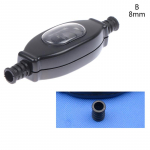 Veekindel In Line l&uuml;liti Juhtl&uuml;liti &uuml;mmargune traat topeltl&otilde;ike l&uuml;liti tolmu l&uuml;liti 8mm