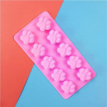 Lovely Dog Cat Paw Fondant Sugarcraft koogivorm &scaron;okolaadi k&uuml;psetusvormi puding k&uuml;psise seebivormid K&ouml;&ouml;git&ouml;&ouml;riistad roosa