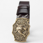 Meeste Cow Bull sileda pandlaga tsingisulamist v&ouml;&ouml; Meeste punk rock ehtsast nahast rihmad vabaaja meeste aksessuaarid 110cm