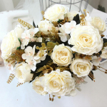 Kunstlilled pulmadeks Hortensia Pojeng Rose