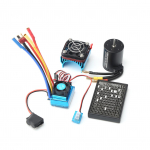 3650 harjadeta mootor 3100KV koos 80A harjadeta ESC jahutusradiaatori programmeerimiskaardiga 1/8 1/10 RC autole 60A mitmev&auml;rviline