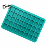 Koogivorm Mittekleepuv k&uuml;psetust&ouml;&ouml;riist 40 &otilde;&otilde;nsust ruudukujuline k&uuml;psetusvorm, silikoonvorm, karamell, k&otilde;va komm, tr&uuml;hvel, &scaron;okolaadivorm, k&ouml;&ouml;gitarbed roheline