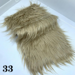 25x45cm Cosplay kangas &otilde;mblusmaterjal 8cm kuhjaga kunstkarusnaha kangas lapit&ouml;&ouml; nuku m&auml;nguhabeme juuste jaoks 33