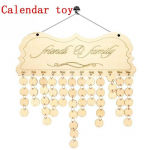 Uus isetegemise kalender Puidust pere ja s&otilde;prade kalender Meeldetuletus S&uuml;ndmustetahvel Laste arengum&auml;nguasjad