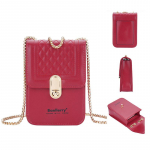 Baellerry Fashion Design Naiste &otilde;lakotid Kunstnahast telefonikott naistele Mini Crossbody kott 19*13.5*7cm punane