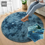 Armas Rainbow Plush vaip, &uuml;mmargune t&uuml;drukute toale Armas pehme karvase juuksevaip magamistoale lastetoale M&auml;ngumatt Roomamismatt Libisemiskindel Diameter 60cm