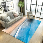 Sea Waves Beach 3D vaip elutuppa diivanilaud vaip flanell k&auml;sn Vannitoa vaip Esik vaip voodi matt magamistoa p&otilde;randale 160x200cm 1pcs