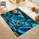 3D vaip V&auml;rviline kivivaip Pehme vaip magamistoas Armas matt esikus imava p&otilde;randa WC-matt Suur vannitoamatt 100x150cm 1pcs