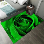 3D-vaibad Vaip Roosimuster Lapsed Magamistoa matt Laste m&auml;ngumatt M&auml;luvahust voodipiirkond Vaibad Roosilillede vaip Kodukaunistus 50cm x 80cm