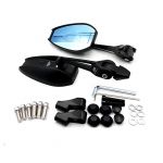 1 paar mootorratta reguleeritava k&uuml;ljepeegli tahavaatepeegleid YAMAHA NMAX155 NMAX125 NMAX 155 N-MAX 125 150 160 jaoks sinine