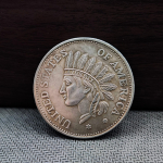 1851. aasta Morgani India peaga &uuml;he dollari m&uuml;nt, suured Ameerika vanad m&auml;lestusm&uuml;ndid Indian Head /1pc