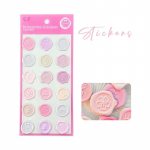 18 tk Armas vahast templi pitsat kleebis Vintage lilleline liblikas valge poti kleebis 3D stereo kirjatarvete kleebis DIY Decor v&auml;ljal&otilde;igete album 20.5*9cm