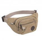 Man Fashion Belt Bag Fanny Packs Multifunktsionaalne v&auml;listingimustes veekindel Chaos Bum Bag khaki