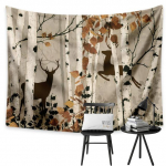 M&uuml;&uuml;a metsap&otilde;dra rippkangast seinavaip Digitr&uuml;ki taustaga kaunistusriie kodu elutuba siseruumides 75x75cm30x30inch