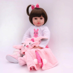 NPK 47 cm Silikoonist Reborn Super Baby elutruu v&auml;ikelapse Baby Bonecas Kid Doll Bebes Reborn m&auml;nguasjad lastele 47cm