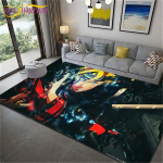 Anime Naruto libisemiskindlad vaibad elutuppa Mugav vaip Pehme p&otilde;randamatt Magamistoa vaibad Matiala Vaibad kodu Suur karvane matt 120cm x 160cm