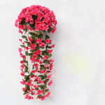 Violetsed lilled Kunstlilled Pulmakaunistus V&otilde;ltslilled Peokaunistus J&otilde;uluk&auml;rg Aed Seinale riputatav korvlilled roosa punane v&auml;rv