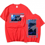 Jaapani anime Jujutsu Kaisen T-s&auml;rk Manga Gojo Satoru Graafilised T-s&auml;rgid Mehed Naised Vabaaja puuvillased L&uuml;hikesed varrukad Suvised T-s&auml;rgid T&auml;navar&otilde;ivad Topid T-s&auml;rgid XXXL valge