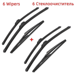 3 TK klaasipuhasti harjad TOYOTA RAV4 XA30 jaoks 2005-2012 24 16 12 Sobivad esiklaasile tuuleklaasile aknaharjad l&otilde;ikuritarvikud 2008 2009 2010 2011