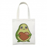 Multifilm Avokaado naiste ostukott Uus Kawaii mustriga reisimine naiste &otilde;lakott Suur kolledži kandekott naiste ostuk&auml;ekott 24*26cm