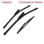 3 TK klaasipuhasti harjad Renault Laguna 3 Grandtourer Estate 2007-2015 26  16  14  Fit esiklaasile esiklaasile aknaharjad l&otilde;ikurite tarvikud