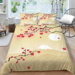 3D pere voodipesu &Uuml;he kaheinimesevoodi t&auml;issuuruses voodipesu ploomi&otilde;ie mustriga padjap&uuml;&uuml;r ja tekikate Noble ja pestav perekaunistus UK Single 135x200cm
