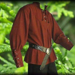 Uus renessansiaegne Landlord Knight Top ilma v&ouml;&ouml;ta Keskaegne meeste cosplay kost&uuml;&uuml;m p&otilde;hjuslik s&auml;rk Pirate XXXL