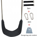 Lapse kiikiste lastele sensoorne m&auml;nguasi, mitmev&auml;rviline puuvillane padi vikerkaarek&ouml;iega rippkiik siseruumides v&auml;ljas rippuv v&otilde;rkkiik must