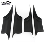 4X Door Interior Inner Handle Pull Carrier Cover For 08-15 BMW 7 er F01 F02 Black 51419115501&02 51429151211&12 Fit For F01 black