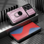 L&ouml;&ouml;gikindel armor k&otilde;va &uuml;mbris Xiaomi POCO X5 Pro 5G F4 GT X4 NFC rahakotikaardi pesa r&otilde;nga statiivi jaoks liugobjektiivi kaamera kaitsekate POCO F5 Pro M5S jaoks For POCO M5S roosa kuldne v&auml;rv