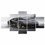 Sportauto Aventadori plakat 5 t&uuml;kki l&otilde;uendimaalingud sportauto HD-tr&uuml;kised seinakunst elutuba kodukaunistuse piltide moodul 20x35cm*2 20x45cm*2 20x55cm*1