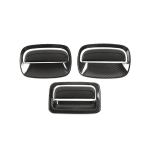 Auto k&uuml;ljeukse tagumise saba ukse k&auml;epideme kausi dekoratiivkate Suzuki Jimny JB64 JB74 2022 2023 v&auml;lisk&uuml;ljele Chrome 3PCS white