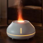 Usb Flame Aroomiteraapia eeterlike &otilde;lide hajuti 7 v&auml;rviga Kerge ultraheli &otilde;huniisutaja Cool Mist Maker Aroma Humidificador USB Cable