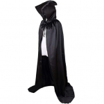 Lastele m&otilde;eldud Halloweeni mantlikomplekt Pehme loominguline moodne n&otilde;iakeeb, lai rakendus Halloweeni keebi komplekt piduliku &otilde;hkkonna jaoks 140cm must