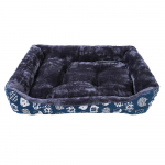 Mood koeramatt Talvine soe lemmikloomamatt North Velvet Canvas Square Mat Super Pehme kassimatt Koeramatt 45x35x15cm sinine