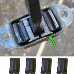 4 tk autoukse kontrollrihma piiraja paranduskomplekti kork Nissan Wingroad Y11 Y12 1999 - 2016 Nissan AD Y11 2002 - 2005 UUS