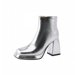 8. Naiste k&otilde;rge kontsaga l&uuml;hikesed saapad s&uuml;gisel ja talvel Uued paksu kontsaga suured l&uuml;hikesed saapad 39 h&otilde;be