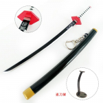 22 cm ohutus Kimetsu no Yaiba sulamist m&otilde;&otilde;k relv deemoni tapja Cosplay Kochou Shinobu samurai m&otilde;&otilde;k Katana ninja nuga Espada rekvisiidi lava rekvisiidid 22cm